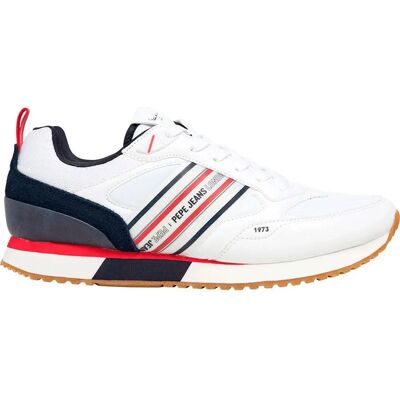 Pepe Jeans Dublin Sneakers en cuir - Casual - Publicité Pepe Jeans Dublin Sneakers en cuir - Casual - Publicité