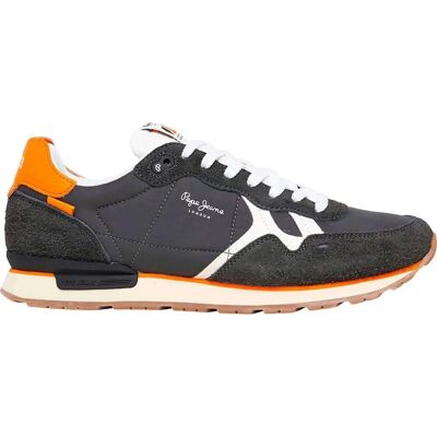Pepe Jeans PMS40033 Brit Fly Baskets en Cuir - Casual - Publicité Pepe Jeans PMS40033 Brit Fly Baskets en Cuir - Casual - Publicité