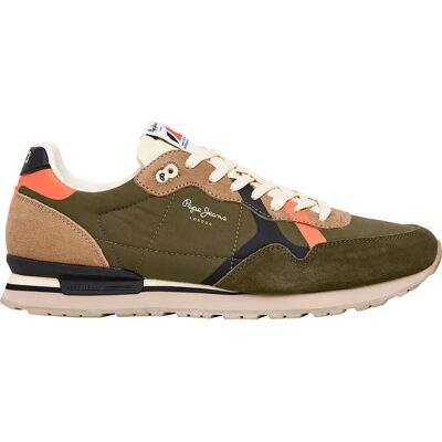 Sapatos de couro verdes Pepe Jeans Brit Cover - Sapatos Sapatos de couro verdes Pepe Jeans Brit Cover - Sapatos