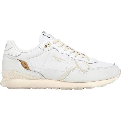 Pepe Jeans PMS40031 Brit Distress Witte sneakers - Sneakers Pepe Jeans PMS40031 Brit Distress Witte sneakers - Sneakers