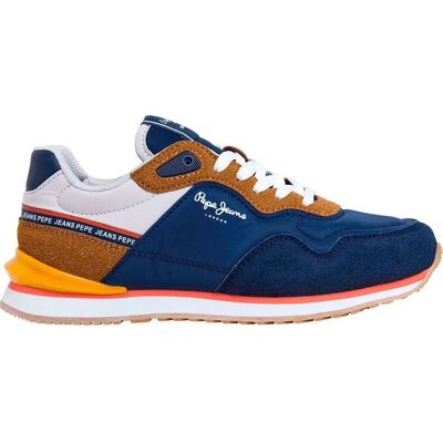 Pepe Jeans voor jongens Navy London Jump schoenen - Casual Pepe Jeans voor jongens Navy London Jump schoenen - Casual