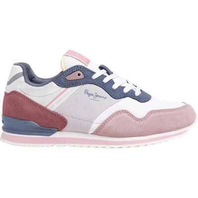 Pepe Jeans PLS40045 Baskets en Cuir Multicolores - Sneakers Pepe Jeans PLS40045 Baskets en Cuir Multicolores - Sneakers