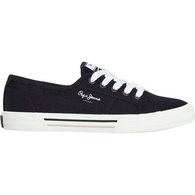 Pepe Jeans Brady Basic Svarta Sneakers - Trainer Pepe Jeans Brady Basic Svarta Sneakers - Trainer