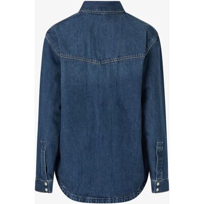 Mango Camilla Denimskjorte - Blå - Skjorte Mango Camilla Denimskjorte - Blå - Skjorte
