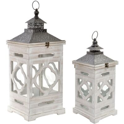 Fijalo Farola Set 2 Abeto 26X26X66 - Farola Set Fijalo Farola Set 2 Abeto 26X26X66 - Farola Set