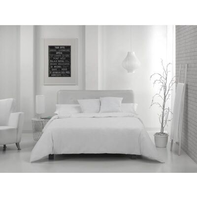 FIJALO bawełniana poszwa na kołdrę - 600 nici - Biała - 260x250cm - 1 sztuka FIJALO bawełniana poszwa na kołdrę - 600 nici - Biała - 260x250cm - 1 sztuka