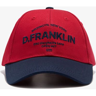 Chapéu Brooklyn Basic Cap Vermelho-Navy - Chapéu Chapéu Brooklyn Basic Cap Vermelho-Navy - Chapéu