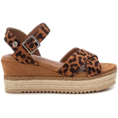 Sandali in pelle stampa animale Camel Refresh - Sandali Sandali in pelle stampa animale Camel Refresh - Sandali
