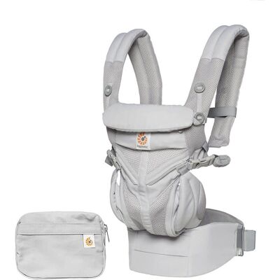 Ergobaby OMNI 360 Babytrage Grau – All-in-One, Ergonomisch, Atmungsaktiv Ergobaby OMNI 360 Babytrage Grau – All-in-One, Ergonomisch, Atmungsaktiv