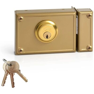 JIS 11-12i Schloss - Linke - 120mm - Gold Multicolor - Sicherheit JIS 11-12i Schloss - Linke - 120mm - Gold Multicolor - Sicherheit
