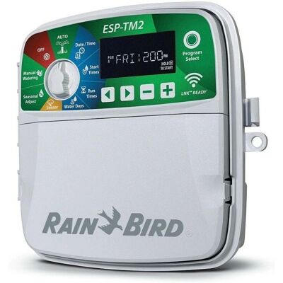 Rain Bird ESP-TM2 Controlador de riego automático - 3 programas, 4 zonas Rain Bird ESP-TM2 Controlador de riego automático - 3 programas, 4 zonas