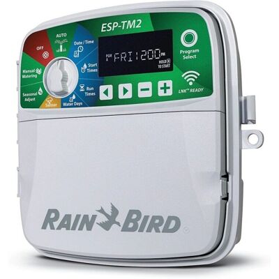 Rain Bird ESP-TM2 Programador de riego automático - 4 zonas Rain Bird ESP-TM2 Programador de riego automático - 4 zonas
