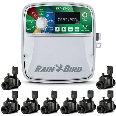 Rain Bird ESP-TM2 8-Zonen Automatischer Bewässerungsregler - Innenbereich Rain Bird ESP-TM2 8-Zonen Automatischer Bewässerungsregler - Innenbereich