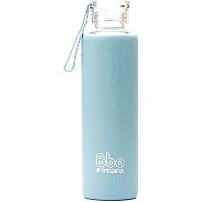 Irisana Blaue Silikons BBO-Flasche 550 ml - Wasserflasche Irisana Blaue Silikons BBO-Flasche 550 ml - Wasserflasche
