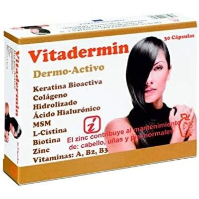 Dis Vitadermin - Suplemento para Piel, Cabello, Uñas - 30 Cápsulas Dis Vitadermin - Suplemento para Piel, Cabello, Uñas - 30 Cápsulas