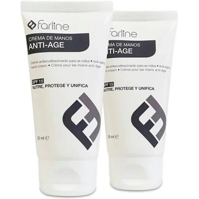 Dúo Crema de Manos Farline - Antiedad 2x50ml Dúo Crema de Manos Farline - Antiedad 2x50ml