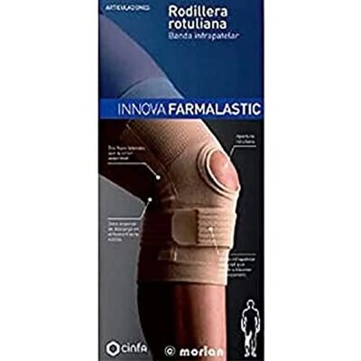Farmalastic Knieband - Mediana - Verstellbarer Gurt, Intrapatellar-Band, Stabilität Farmalastic Knieband - Mediana - Verstellbarer Gurt, Intrapatellar-Band, Stabilität