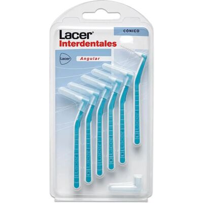Lacer Interdentalbürste 6 Stück Winkelzylinder Kegelförmige - Interdentalbürste Lacer Interdentalbürste 6 Stück Winkelzylinder Kegelförmige - Interdentalbürste