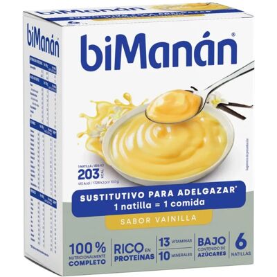 Bimanán Natillas Vainilla - Control de Peso - Pack de 5 Bimanán Natillas Vainilla - Control de Peso - Pack de 5