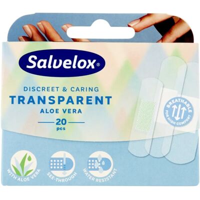 Salvelox Venda Transparente de Aloe Vera - Apósitos Adhesivos Salvelox Venda Transparente de Aloe Vera - Apósitos Adhesivos