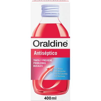 Oraldine 400ml Antiséptico Bucal - Aliento Fresco, Mata Bacterias Oraldine 400ml Antiséptico Bucal - Aliento Fresco, Mata Bacterias