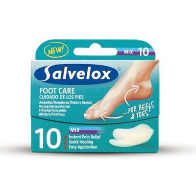Salvelox Apósito Hydrocoloide para Ampollas - Cuidado de Pies 10 uds Salvelox Apósito Hydrocoloide para Ampollas - Cuidado de Pies 10 uds