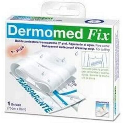 Dermomed Fix 2a Piel Banda Transparente Resistente al Agua - Apósito de Primeros Auxilios Dermomed Fix 2a Piel Banda Transparente Resistente al Agua - Apósito de Primeros Auxilios