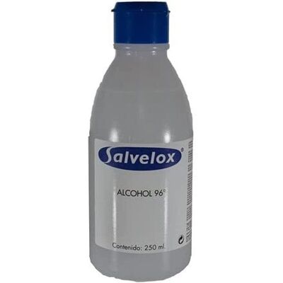 Salvelox Alcohol 96% 250ml - Antiseptic Solution Salvelox Alcohol 96% 250ml - Antiseptic Solution