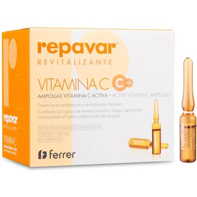 Repavar Aktive Vitamin C Ampullen - Serumampullen für alle Hauttypen Repavar Aktive Vitamin C Ampullen - Serumampullen für alle Hauttypen