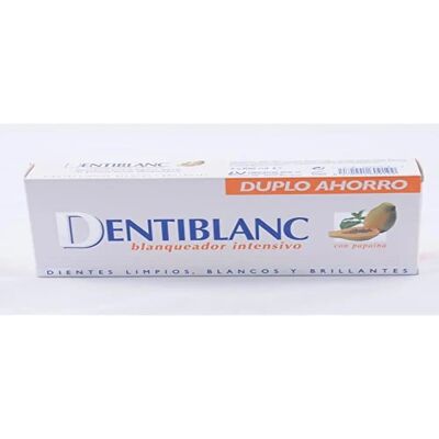 Dentiblanc Dentiblanc Blanqueamiento Intensivo con Paquete de Papaya - Pasta de dientes Dentiblanc Dentiblanc Blanqueamiento Intensivo con Paquete de Papaya - Pasta de dientes