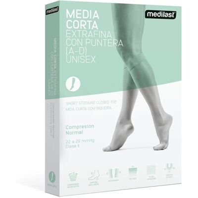 Medilast Calcetines de Compresión Negros Talla S - Apoyo y Estilo Medilast Calcetines de Compresión Negros Talla S - Apoyo y Estilo