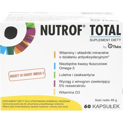 Thea Nutrof Omega 60 Kapseln - Nahrungsergänzungsmittel Thea Nutrof Omega 60 Kapseln - Nahrungsergänzungsmittel