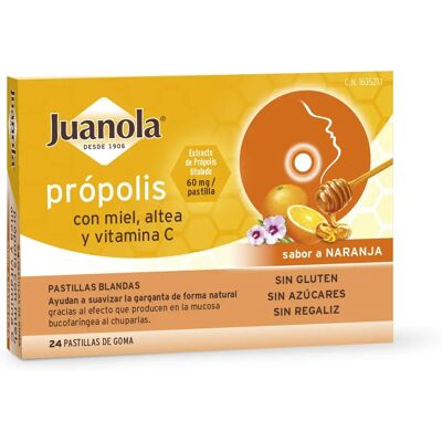 Juanola Propóleo Miel Altea Vitamina C Pastillas - Apoyo Inmunológico Juanola Propóleo Miel Altea Vitamina C Pastillas - Apoyo Inmunológico