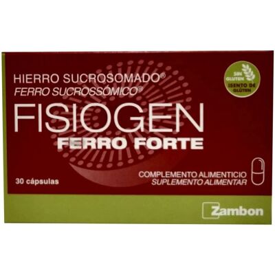 Zambon Fisiogen Ferro Forte Hierro Liposomal - Suplemento dietético Zambon Fisiogen Ferro Forte Hierro Liposomal - Suplemento dietético