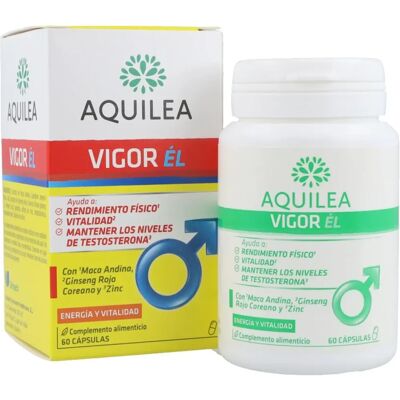 Uriach Aquilea Vigor Él 60 Capsules - Complément Alimentaire - Publicité Uriach Aquilea Vigor Él 60 Capsules - Complément Alimentaire - Publicité
