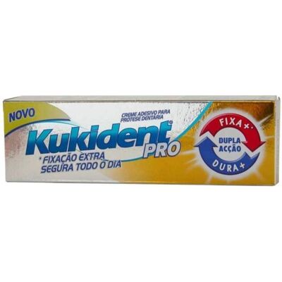 Kukident Pro Acción Doble Pegamento para Dentaduras - 60g Kukident Pro Acción Doble Pegamento para Dentaduras - 60g