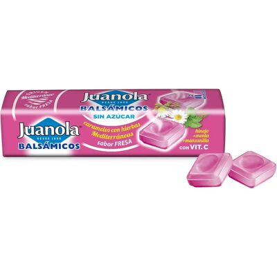 Juanola Caramelos de Fresa y Vitamina C - Balsámicos, 30g Juanola Caramelos de Fresa y Vitamina C - Balsámicos, 30g