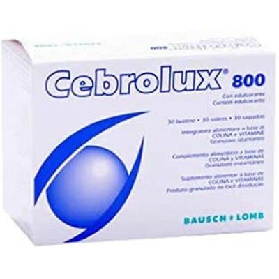 Bausch & Lomb Cebrolux 800 - 30 Sachês Suplemento Alimentar Bausch & Lomb Cebrolux 800 - 30 Sachês Suplemento Alimentar