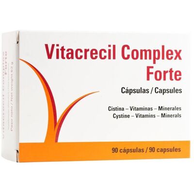 Laboratorios Viñas Vitacrecil Complex Forte - Apoio para Cabelos e Unhas - 90 Cápsulas Laboratorios Viñas Vitacrecil Complex Forte - Apoio para Cabelos e Unhas - 90 Cápsulas