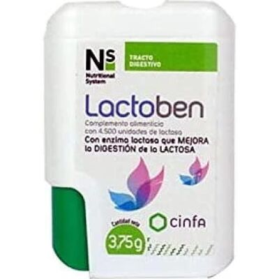 Nutritional System Lactoben - Laktoseverdauung - 50 Tabletten Nutritional System Lactoben - Laktoseverdauung - 50 Tabletten