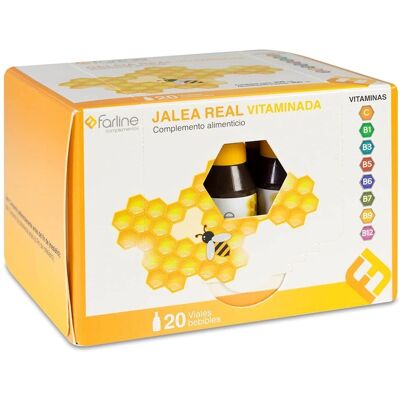 Suplemento de Jalea Real Vitaminada Farline - 20 Ampollas Suplemento de Jalea Real Vitaminada Farline - 20 Ampollas