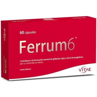 Vitae Ferrum 6 Suplemento - Hierro y Multivitaminas Vitae Ferrum 6 Suplemento - Hierro y Multivitaminas