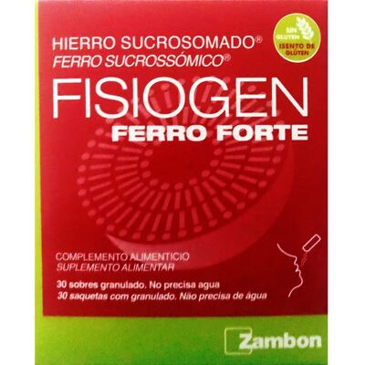 Zambon Fisiogen Ferro Forte 30 - Suplemento alimenticio Zambon Fisiogen Ferro Forte 30 - Suplemento alimenticio