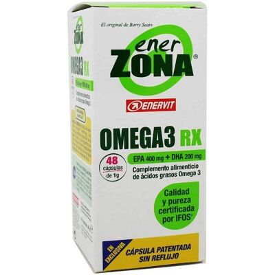 Enervit Enerzona Omega 3 RX 48 cápsulas - Apoyo al corazón y cerebro Enervit Enerzona Omega 3 RX 48 cápsulas - Apoyo al corazón y cerebro