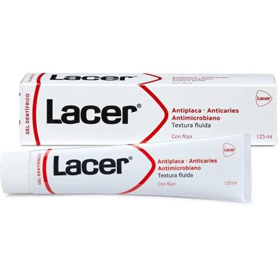 Lacer Zahnpasta 125ml - Mundpflege Gel mit Fluorid Lacer Zahnpasta 125ml - Mundpflege Gel mit Fluorid