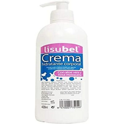 Lisubel 400ml Crema Corporal Aloe Vera Rosa Mosqueta - Crema Corporal Lisubel 400ml Crema Corporal Aloe Vera Rosa Mosqueta - Crema Corporal