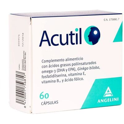 Angelini Acutil 60 cápsulas - Suplemento Alimentar Angelini Acutil 60 cápsulas - Suplemento Alimentar