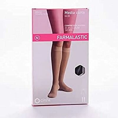 Farmalastic Reina Plus Short Compression Stockings - No Finger Compression Farmalastic Reina Plus Short Compression Stockings - No Finger Compression