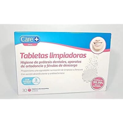 Care+ Stada Dentures Cleaning Tablets - Denture Cleaning - 30 Effervescent Tablets Care+ Stada Dentures Cleaning Tablets - Denture Cleaning - 30 Effervescent Tablets