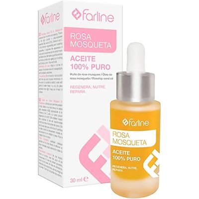 Farline Aceite de Rosa Mosqueta 30ml - Aceite Facial Farline Aceite de Rosa Mosqueta 30ml - Aceite Facial